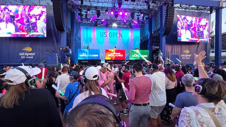 US Open Fan week introduces their first Silent Disco Party