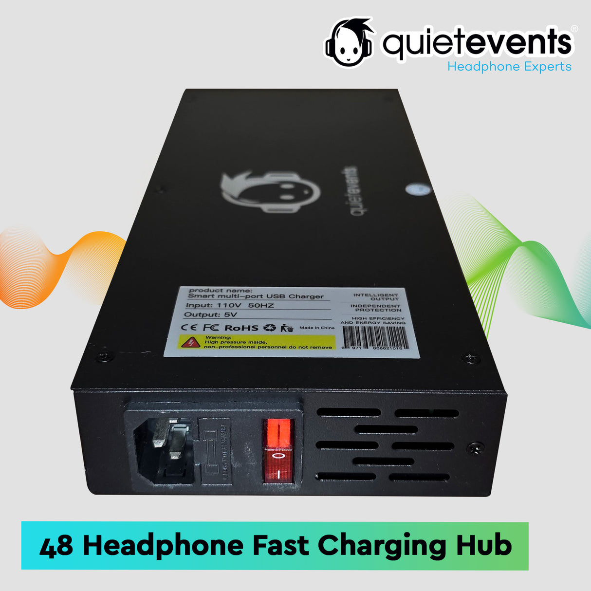 48 Headphone Fast Charging Hub