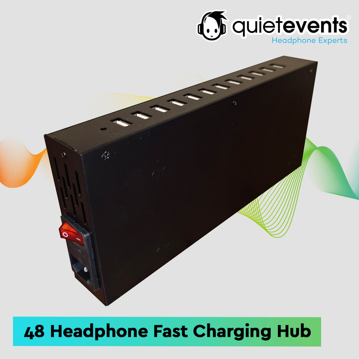 48 Headphone Fast Charging Hub