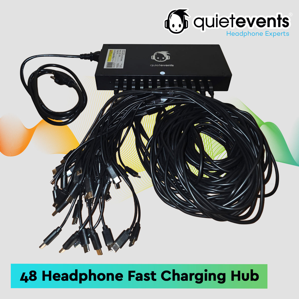 48 Headphone Fast Charging Hub