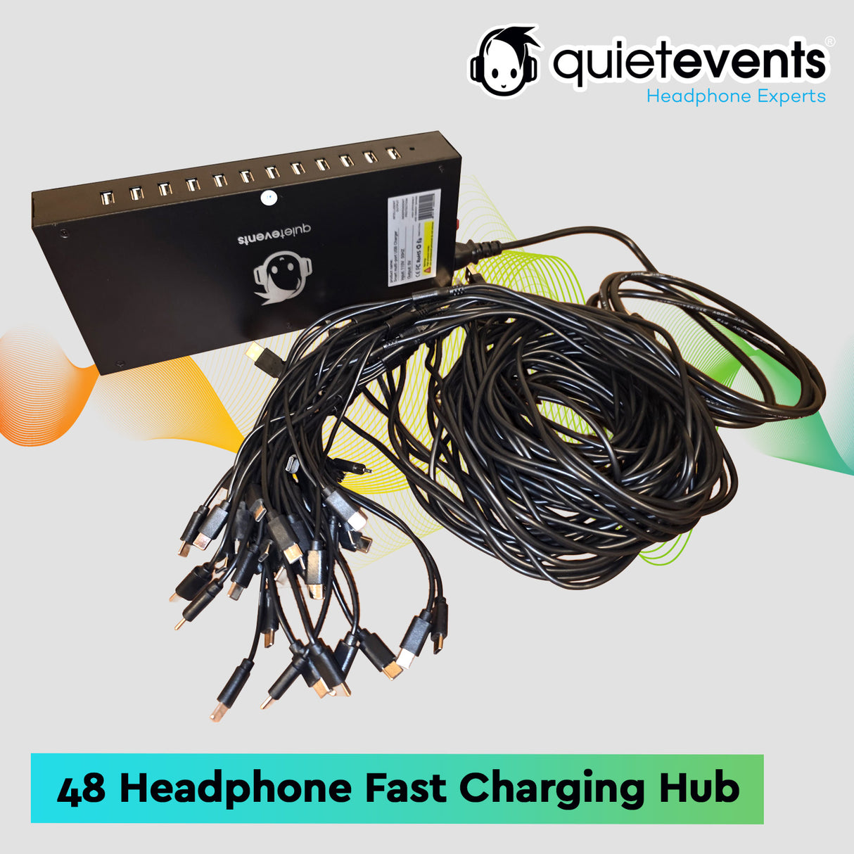 48 Headphone Fast Charging Hub