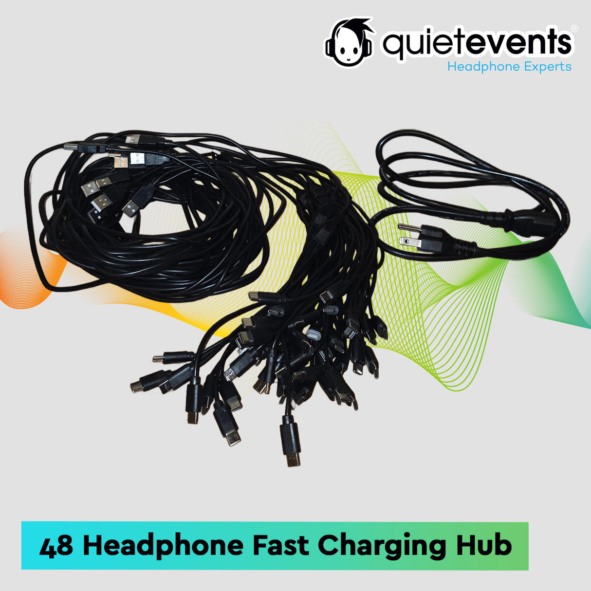 48 Headphone Fast Charging Hub