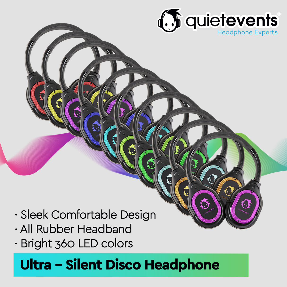 Ultra1 900 (10CH) - Silent Disco Headphone