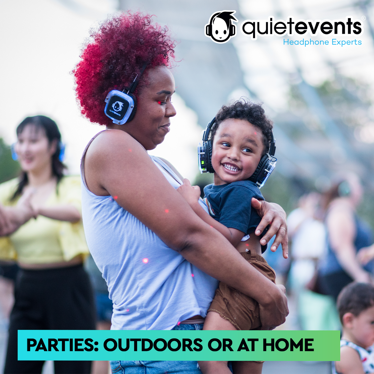 Pulse Party Bundle - 10 Headphones + 1 Transmitter Silent Disco Bundle (Pulse Party 3CH)