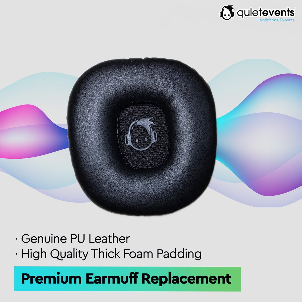Earmuff Replacement (1pc) - High Quality PU Leather for P Series Headphones