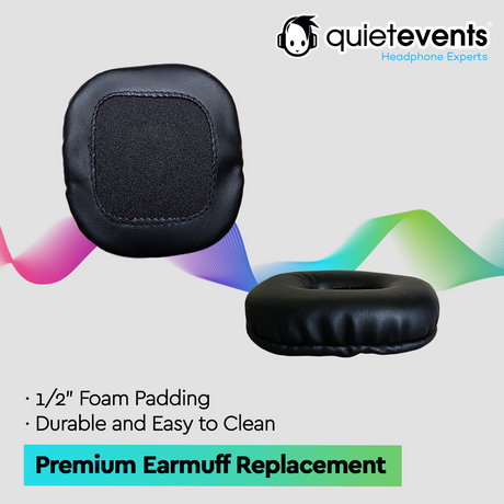 Earmuff Replacement (1pc) - High Quality PU Leather for P Series Headphones