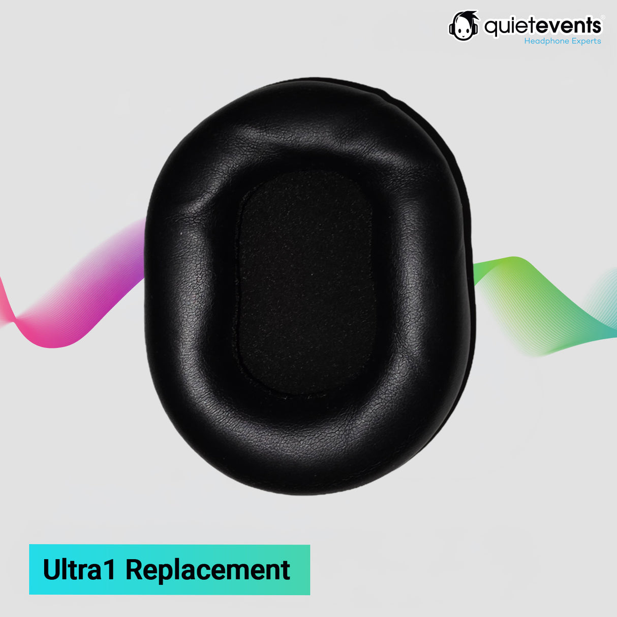 Earmuff Replacement (1pc) - High Quality PU Leather for P Series Headphones
