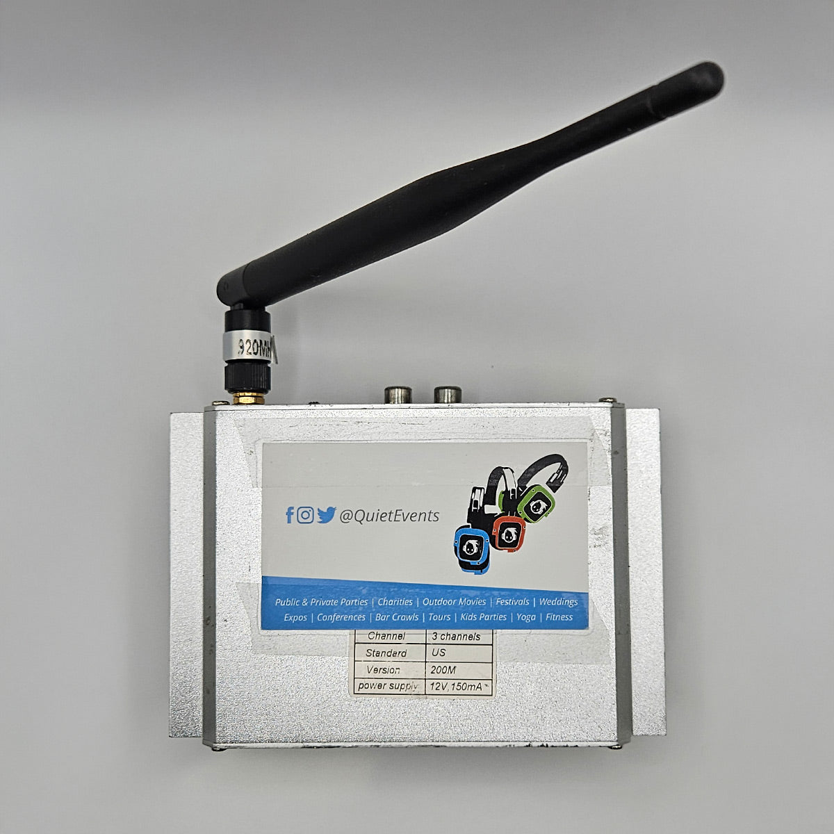 Silent Disco Original Transmitter (P) - Silver