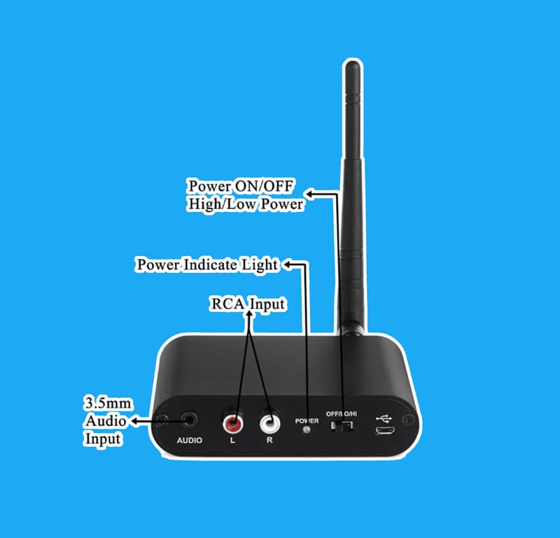 Silent Disco Transmitter (U) - 10CH Ultra (Without Bluetooth)