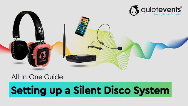 All-In-One Silent Disco Equipment Setup