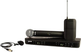 Shure BLX1288 Wireless Microphone System, Handheld & Lavalier Mics, Dual Channel Receiver