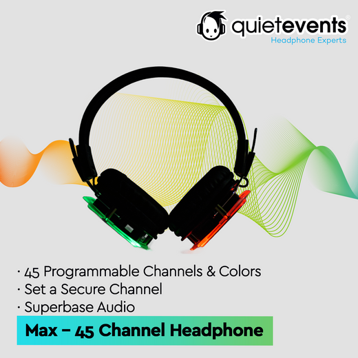 45 Max Headphone (45CH) - Silent Disco Headphones