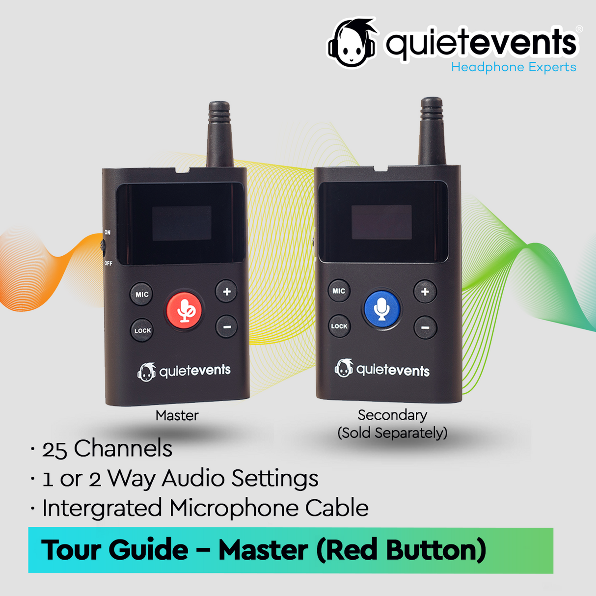 Tour Guide Two Way Audio (T) - 25 CH (Master)