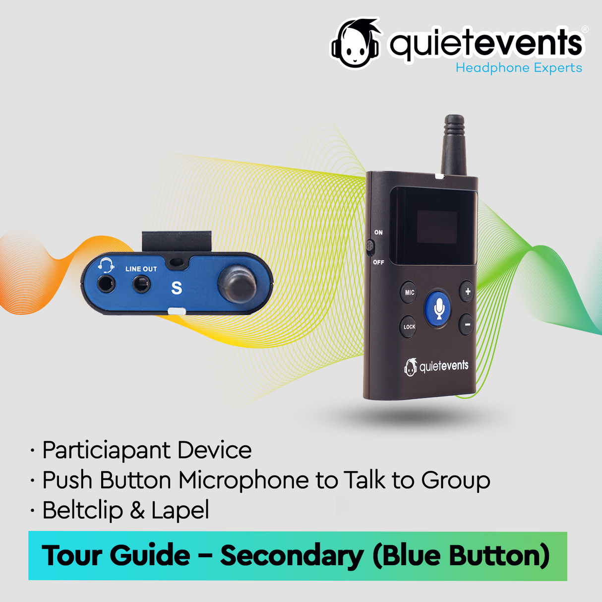 Tour Guide Two Way Audio (T) - 25 CH (Secondary / Participant)