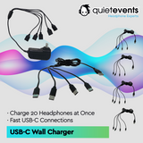 AC Wall to USB C (Fast Charging) - 20 Headphone Charging Set (U)(U2)