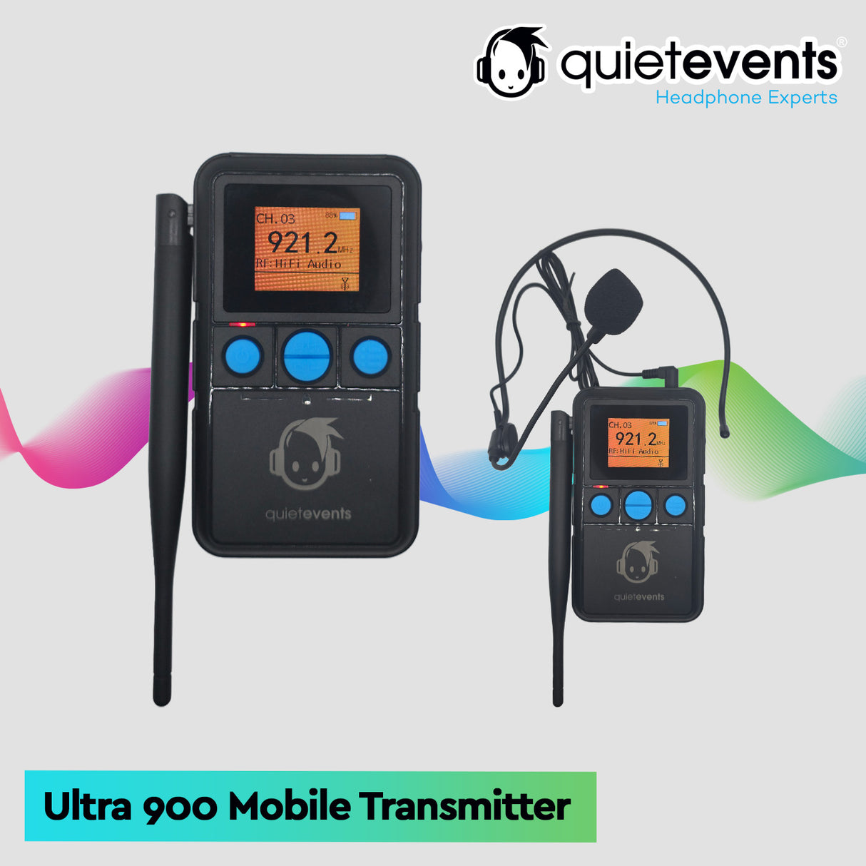 Ultra 900 Mobile Transmitter (13CH) - Silent Disco