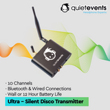 Silent Disco Transmitter - 10 & 3 CH Ultra2 (U2)