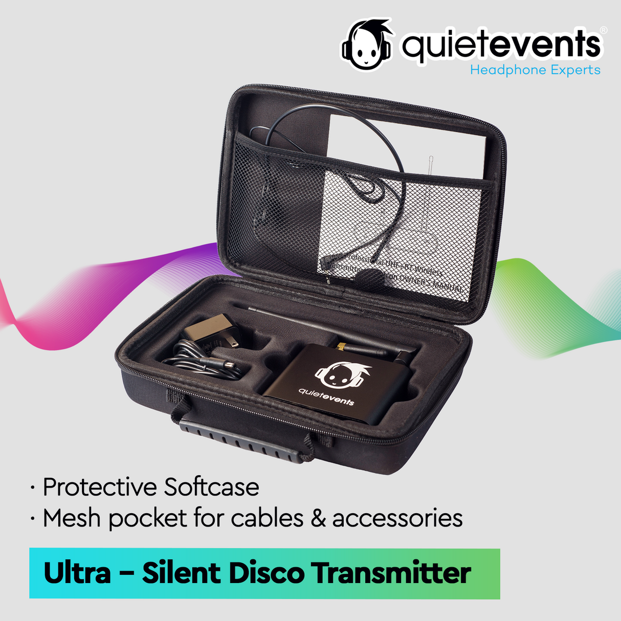 Silent Disco Transmitter - 10 & 3 CH Ultra2 (U2)