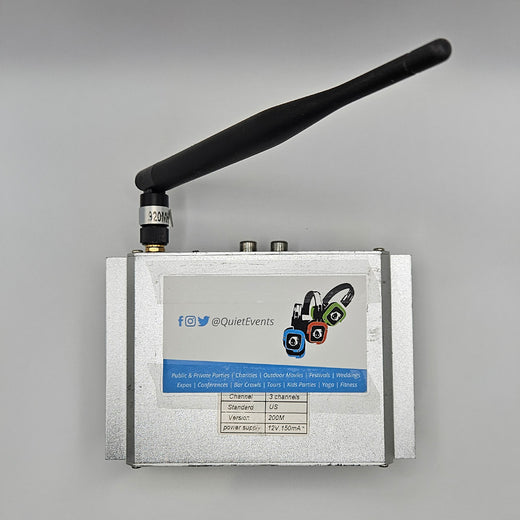 Silent Disco Original Transmitter (P) - Silver