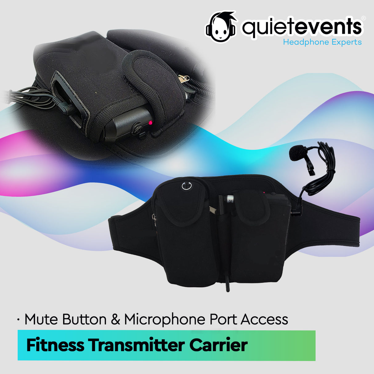 Fitness Bundle - 20 Headphones + 1 Transmitters Silent Disco Bundle (Pulse Party 3CH)