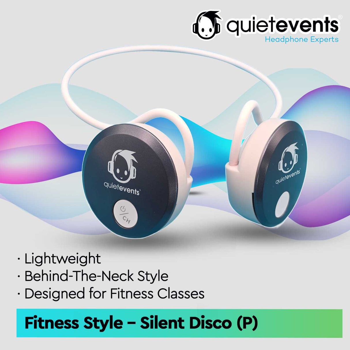 Fitness Style - Silent Disco Headphone (P)