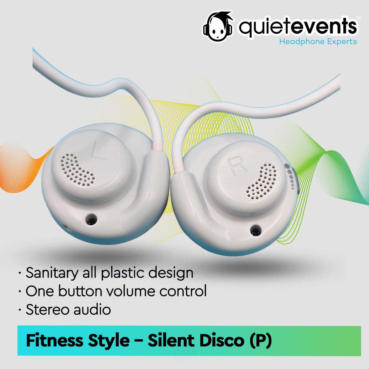 Fitness Style - Silent Disco Headphone (P)