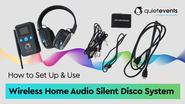 Multi-Headphone Wireless Home Audio Setup