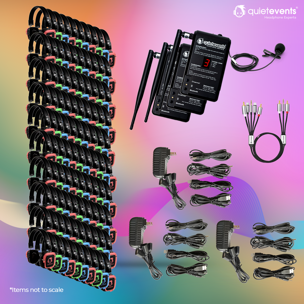 Pulse Party 100 Silent Disco Bundle – New