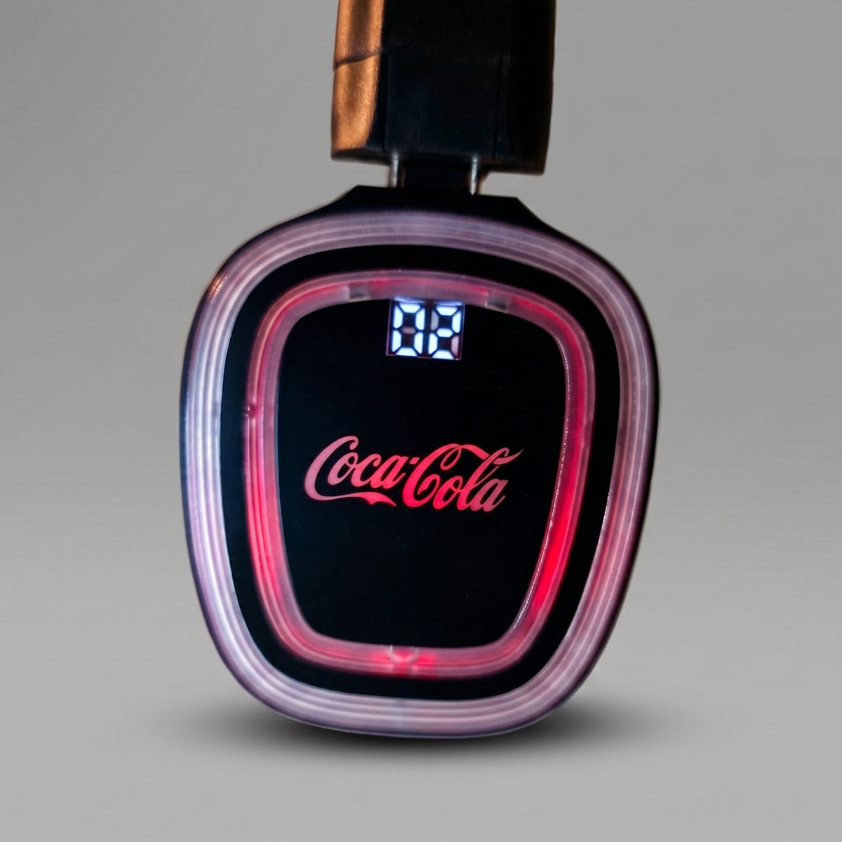 Quiet Events® etched Coca Cola logo + channel number