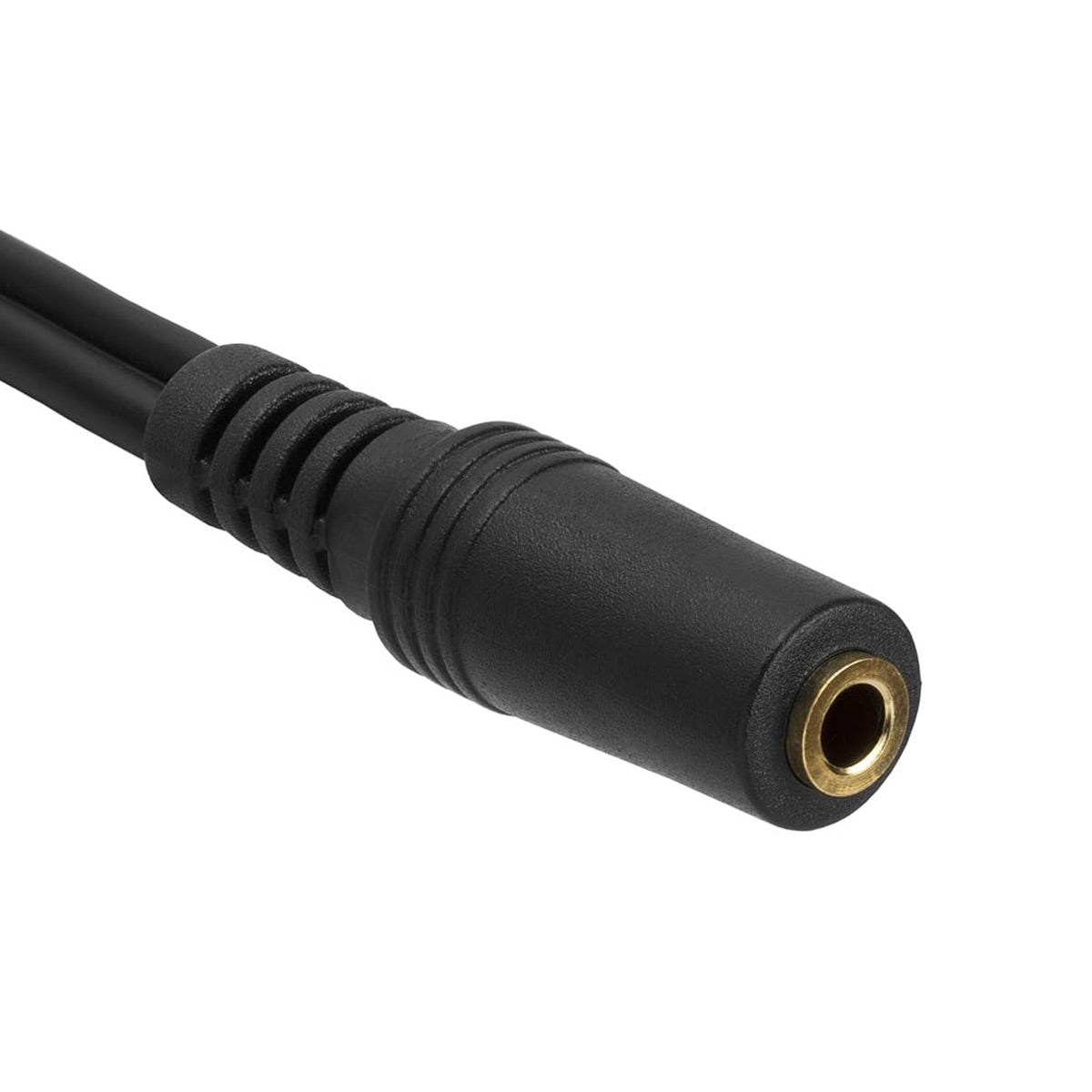 Gold Plated 3.5mm Female To 2 RCA Female Audio Splitter/Adapter Cable - 29cm