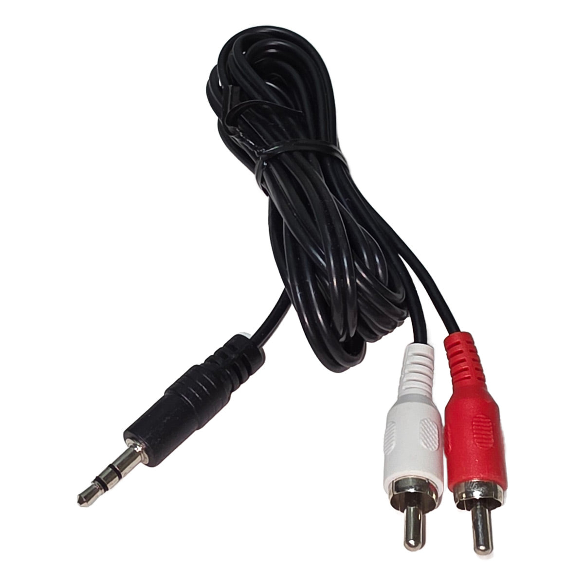 RCA to Aux Cable (5 ft) – 3.5mm Male to 2 RCA Male Audio Cable, Red & White Stereo Y Splitter Adapter for Smartphones, TVs, Laptops, Speakers & Home Audio Systems