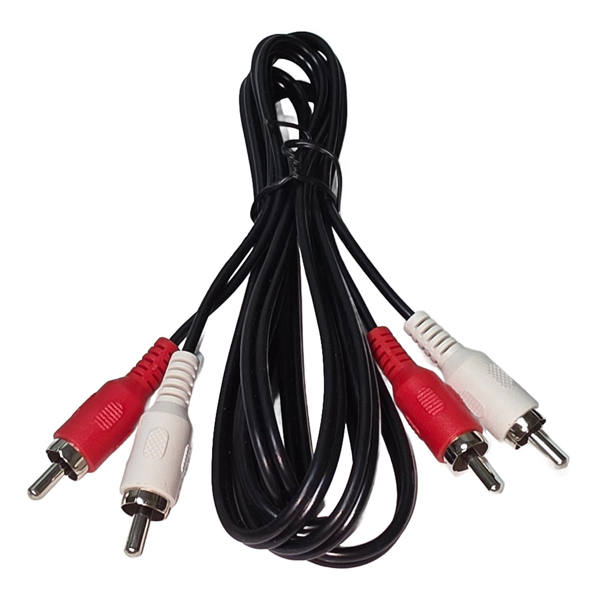 RCA Cables – 2RCA Male to 2RCA Male Stereo Audio Cable (5 ft), Dual Shielded RCA Subwoofer Cord for Home Theater, Amplifier, HDTV, Hi-Fi Stereo & Speaker Systems