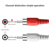 RCA Cables – 2RCA Male to 2RCA Male Stereo Audio Cable (5 ft), Dual Shielded RCA Subwoofer Cord for Home Theater, Amplifier, HDTV, Hi-Fi Stereo & Speaker Systems