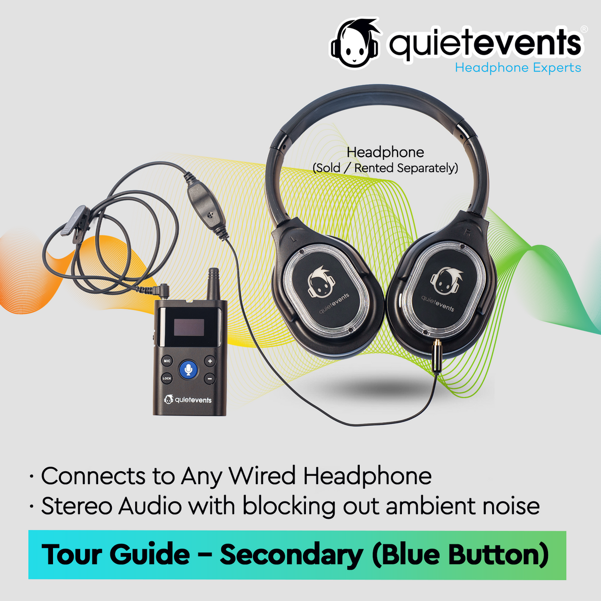 Tour Guide Two Way Audio (T) - 25 CH (Secondary / Participant)