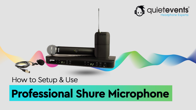 Professional Shure Wireless Microphone