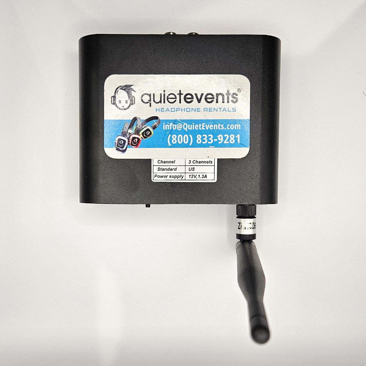 Silent Disco Original Transmitter (P) - Black – Quiet Events