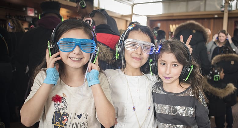 Kids Party with headphones