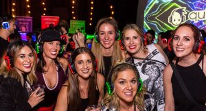 Celebrate silent disco party with your friends