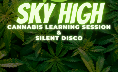 cannabis learning session and silent disco